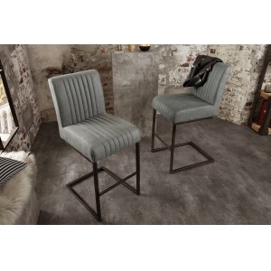 ASTON design bárszék - antik szürke INVICTA