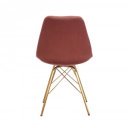 SCANDINAVIA design bársony szék - mályva