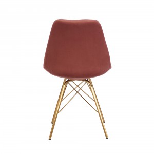 SCANDINAVIA design bársony szék - mályva