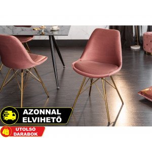 SCANDINAVIA design bársony szék - mályva INVICTA
