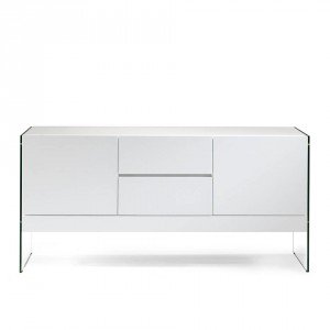 EMONA design komód - 180cm - fehér