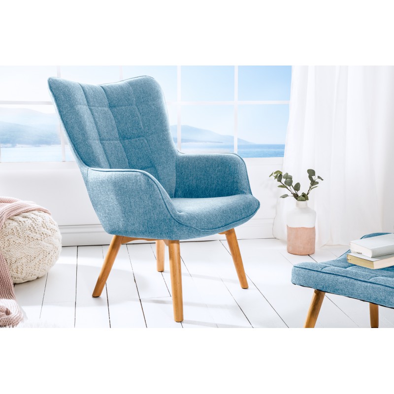 VINCENT design fotel - kék