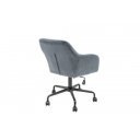 MATCH - design bársony forgószék - szürke