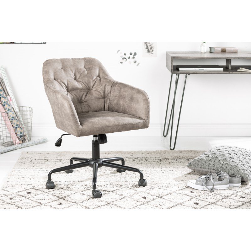 MATCH - design forgószék - taupe