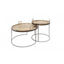 ORIENTAL keleties lerakóasztal szett - arany