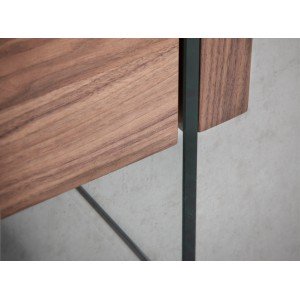 HERMINA design éjjeliszekrény - dió