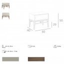 PANDORA design éjjeliszekrény