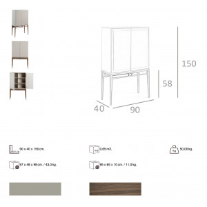 PANDORA design szekrény