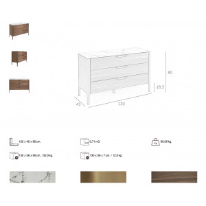 ESPERANZA design dió fiókos komód