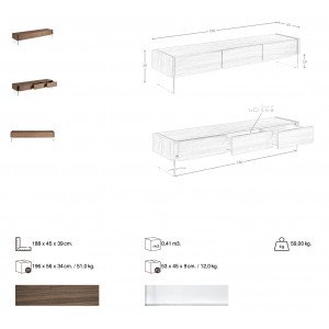 HERMINA design dió TV-szekrény