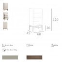 PANDORA design fiókos szekrény