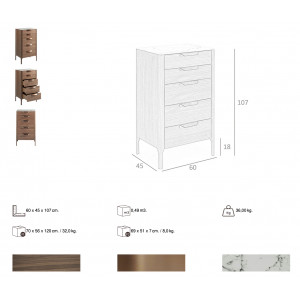 ESPERANZA design dió fiókos szekrény