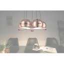PERLOTTA modern függőlámpa - rosegold
