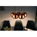 PERLOTTA modern függőlámpa - rosegold