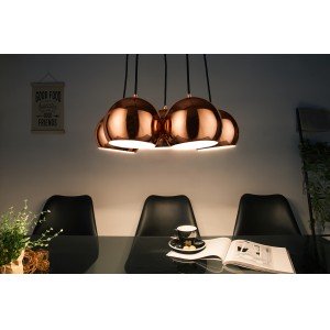 PERLOTTA modern függőlámpa - rosegold Függőlámpák