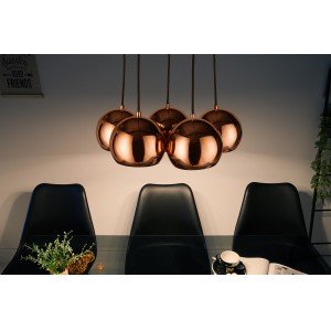 PERLOTTA modern függőlámpa - rosegold