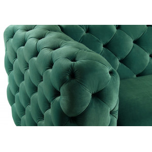 MAGNOLIA design kanapé - zöld bársony