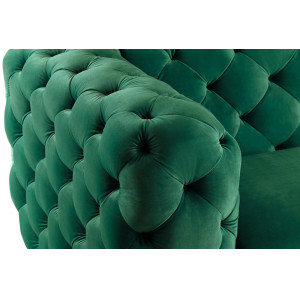 MAGNOLIA design kanapé - zöld bársony