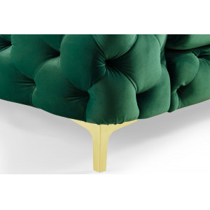 MAGNOLIA design kanapé - zöld bársony
