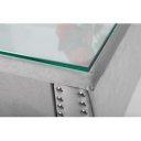 EXTRAVAGANCIA design  bársony éjjeliszekrény - ezüst