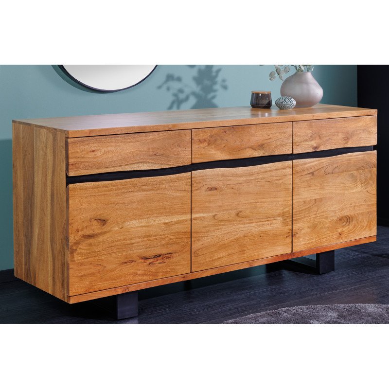 MAMMUT tömör akác komód - 160cm