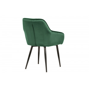 STICH bársony design szék - smaragd