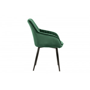 STICH bársony design szék - smaragd
