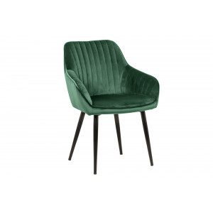 STICH bársony design szék - smaragd