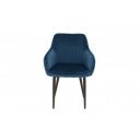 STICH bársony design szék - kék