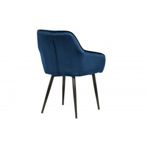 STICH bársony design szék - kék