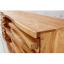 BANDED tömör akácfa TV- szekrény - 150cm