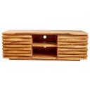 BANDED tömör akácfa TV- szekrény - 150cm
