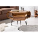 CAMBER tömör rózsafa dohányzóasztal - 70cm