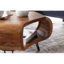 CAMBER tömör rózsafa dohányzóasztal - 70cm