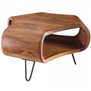 CAMBER tömör rózsafa dohányzóasztal - 70cm