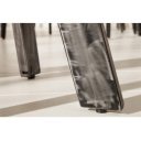 CRAFTER kerek mangófa étkezőasztal - 80cm - szürke