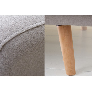 STUDIO modern kanapé - 214cm - szürke