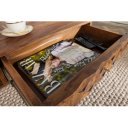 MYSTIC LIVING tömör rózsafa dohányzóasztal - 100cm