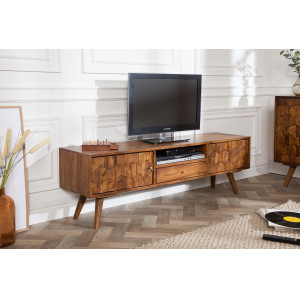 MYSTIC LIVING tömör rózsafa TV-szekrény - 140cm