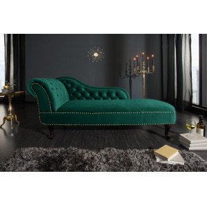 PRINCESS bársony szófa - smaragd INVICTA