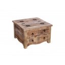 IRON CRAFT BOX tömörfa dohányzóasztal