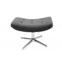 LOUNGER design bársony fotel - szürke