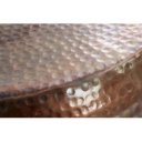 DELHI alumínium lerakóasztal - antik réz