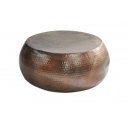 DELHI alumínium lerakóasztal - antik réz