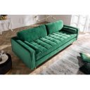 COZY VELVET design bársony kanapé - 220cm - smaragd