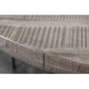 CRAFTER mangófa kerek étkezőasztal - 120cm - szürke