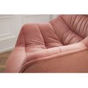 MATCH - design bársony szék - mályva