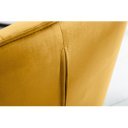 BERNARD design bársony szék - okker