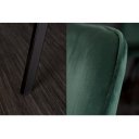 INDIANA design bársony szék - smaragd