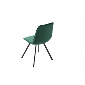 INDIANA design bársony szék - smaragd